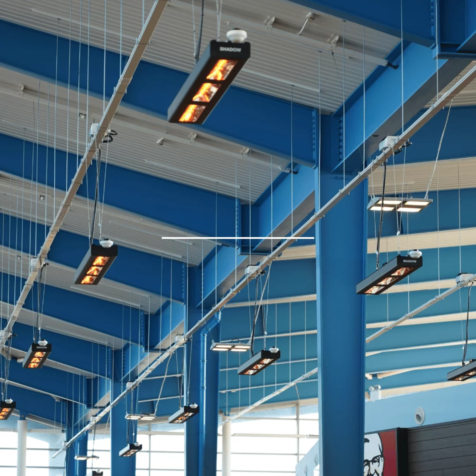Shadow Infinity 6kW Industrial Infrared Heater